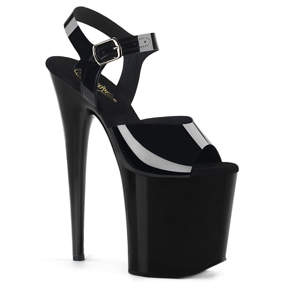 Pleaser プリーザーブーツ ADORE-1020/Black Faux Leather Pleaser プリーザーブーツ ADORE-1020/Black Faux Leather