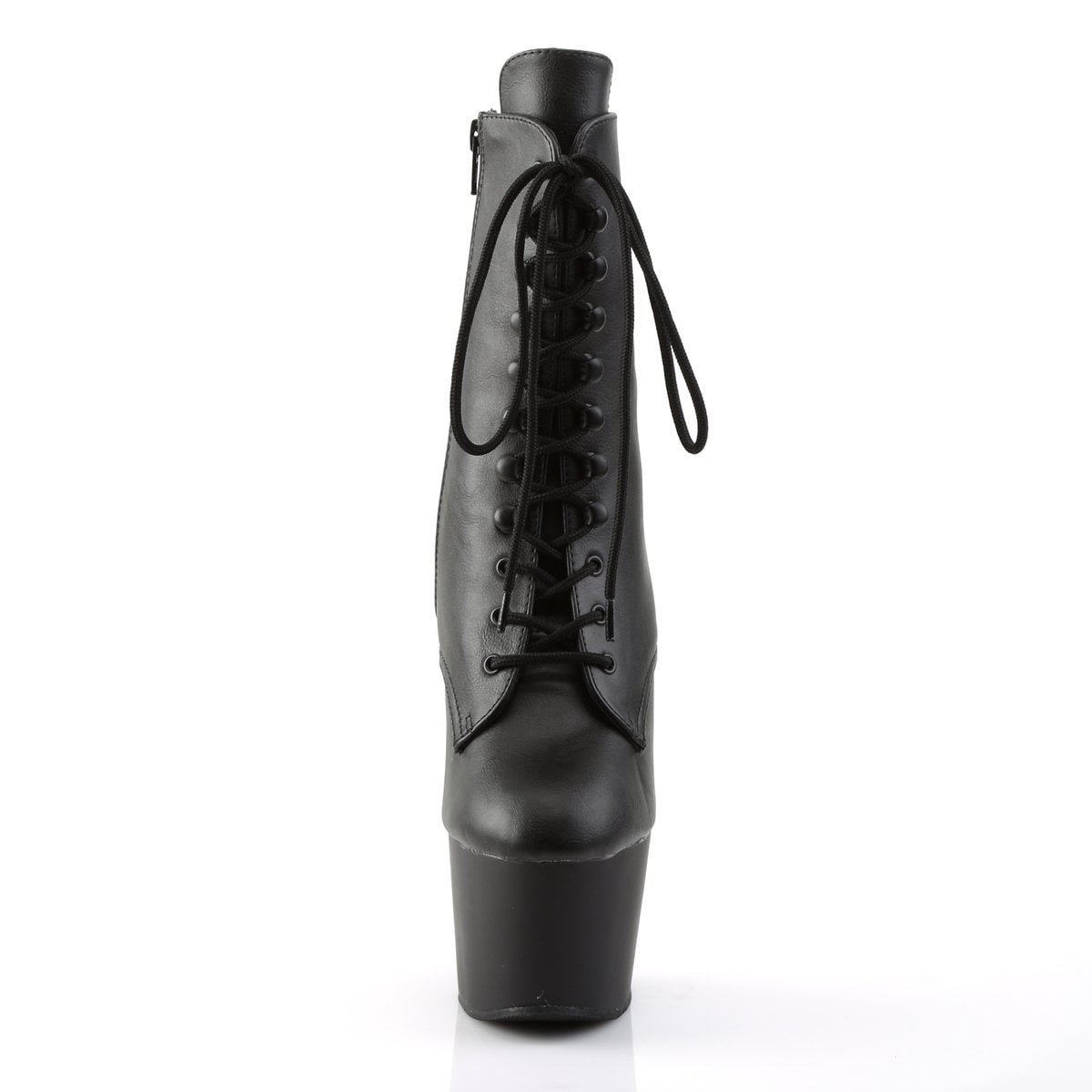 Pleaser プリーザーブーツ ADORE-1020/Black Faux Leather マットブラック ポールダンスシューズ