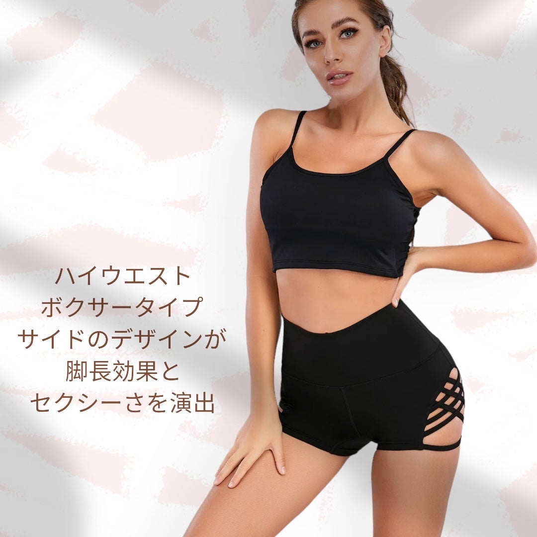 ポールダンスショーツ/人気のサイドクロスデザインで足長効果とセクシーさを演出！レッスン着としても衣装としても最適 | Sweetpi-A SHOP